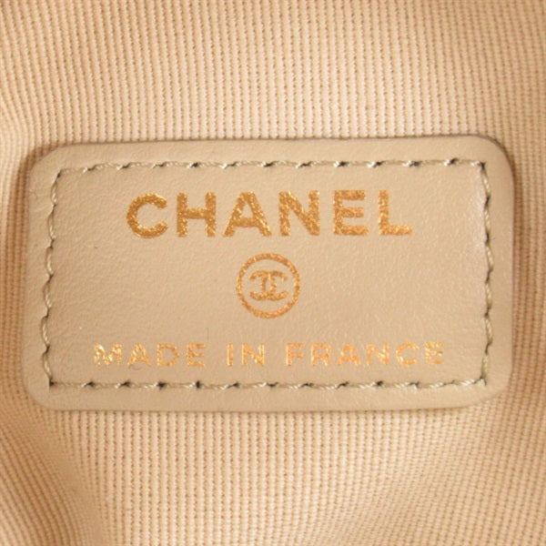 Chanel VAnity Pouch with Chain Leather Vanity Bag AP2803 in Good condition