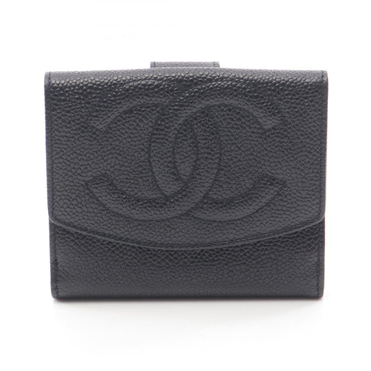 Chanel Coco Mark Caviar Skin Wallet