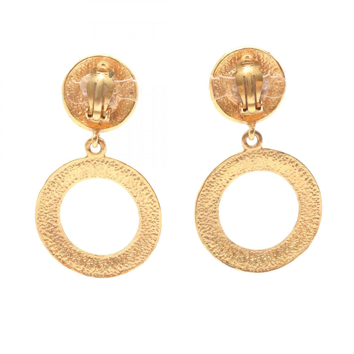 Chanel CHANEL Logo Earrings Jewelry