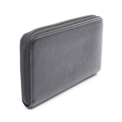 Chanel Coco Mark Calfskin Long Wallet