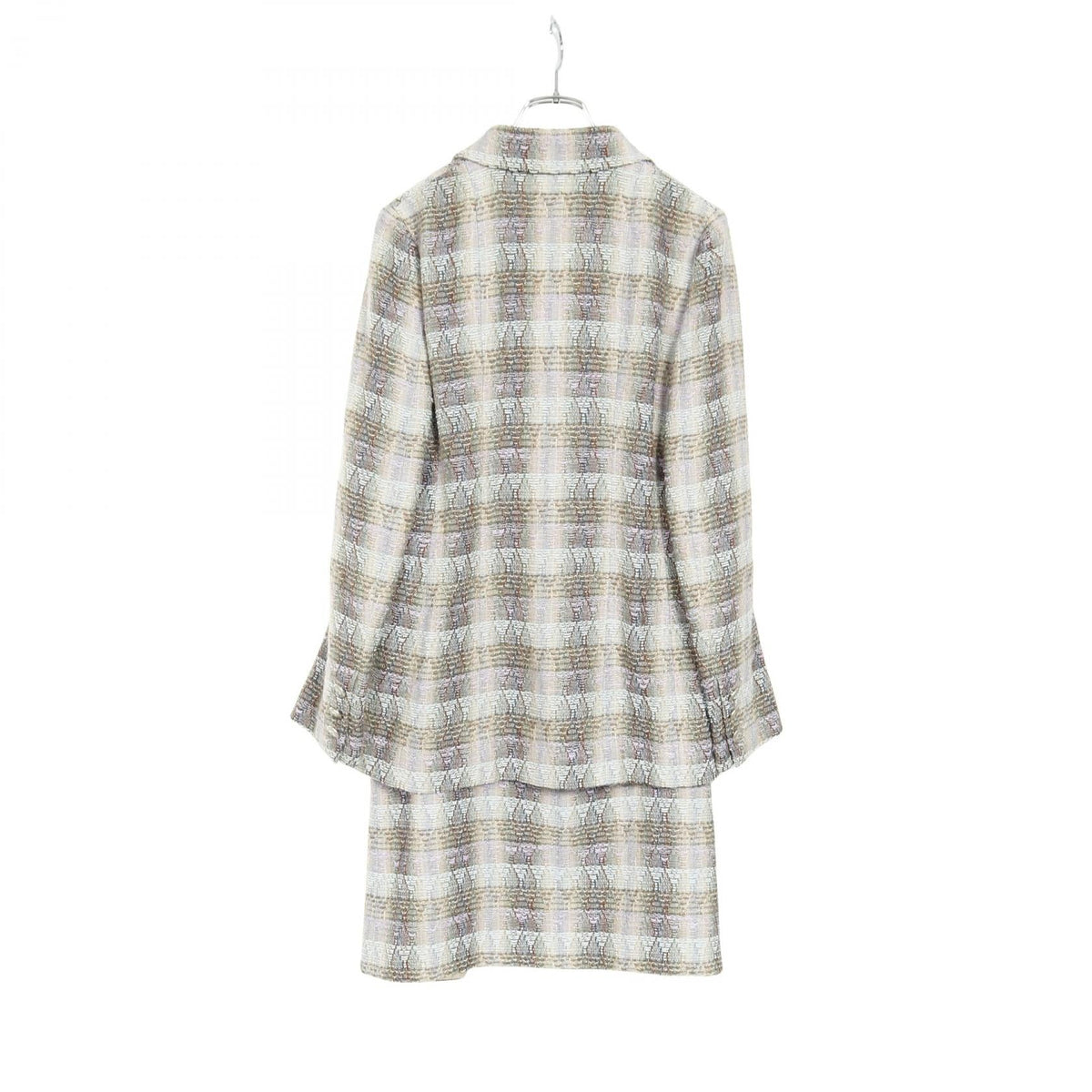Chanel Coco Mark Button Tweed Wool Cotton Apparel