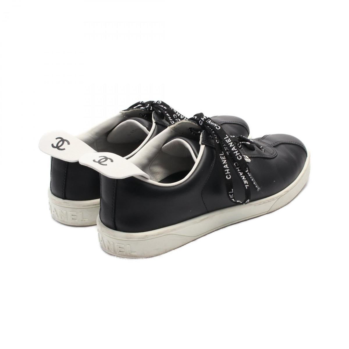 Chanel Coco Mark Leather Sneakers