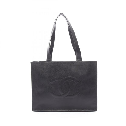 Chanel Coco Mark Caviar Skin Tote Bag