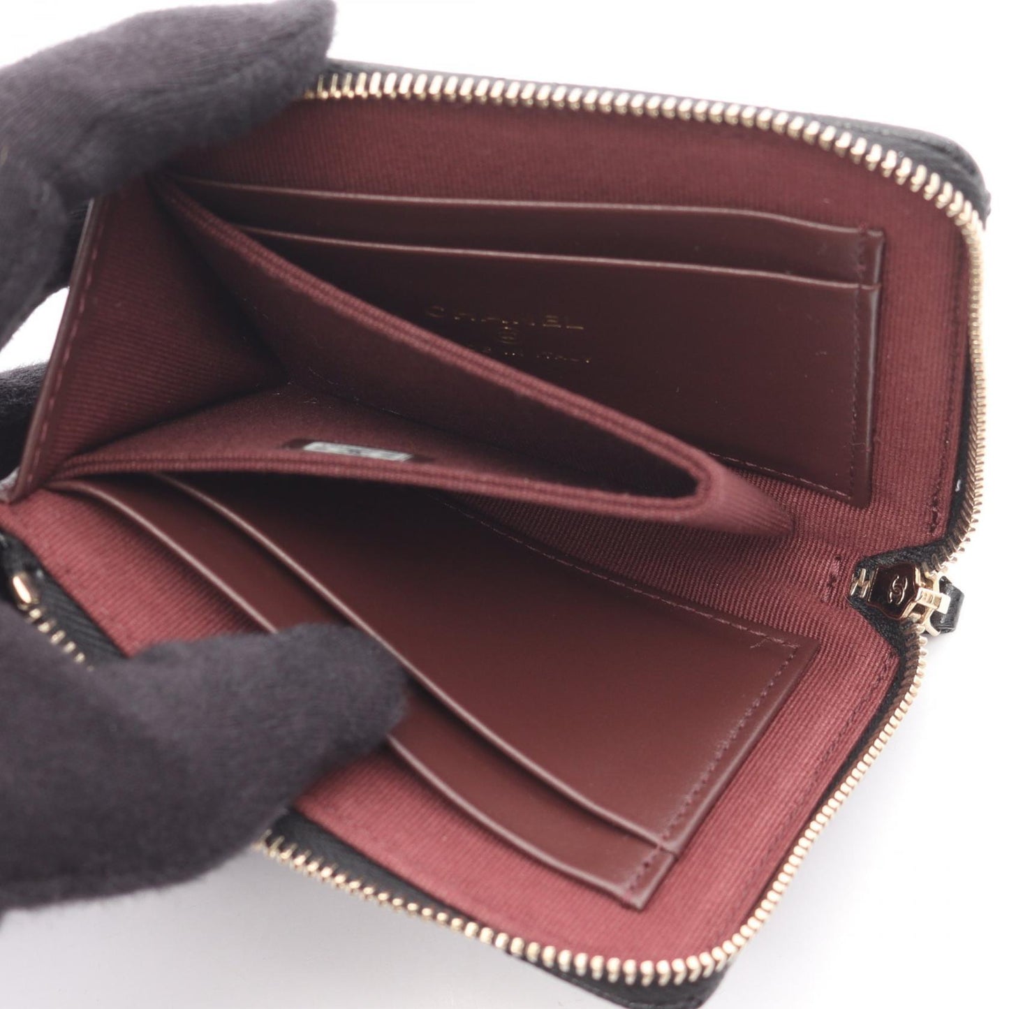 Chanel Matelasse Grained Calfskin Wallet