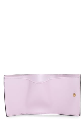 Fendi,  Pink Leather 'F is Fendi' Compact Wallet, Pink