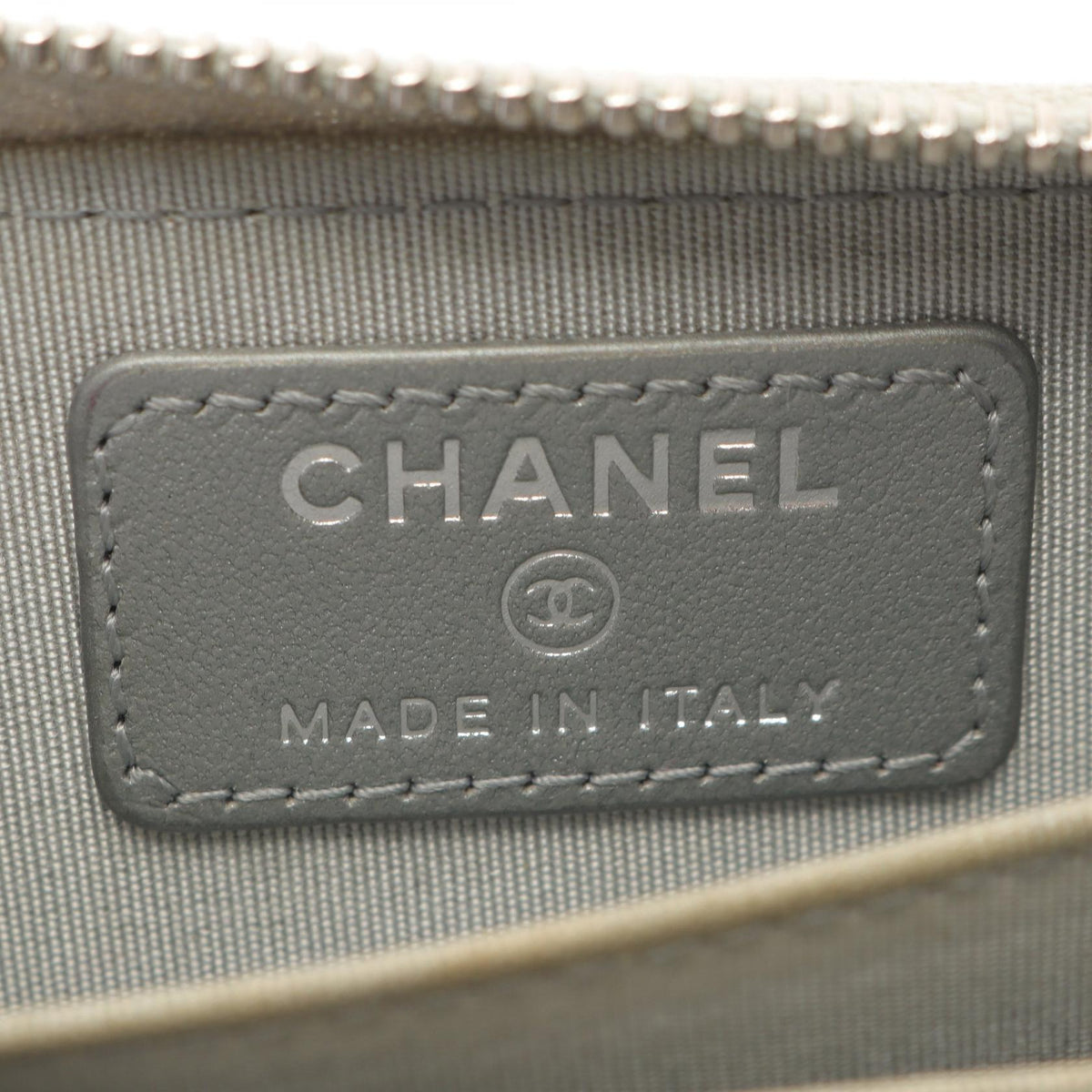 Chanel Camellia Lambskin Coin Case