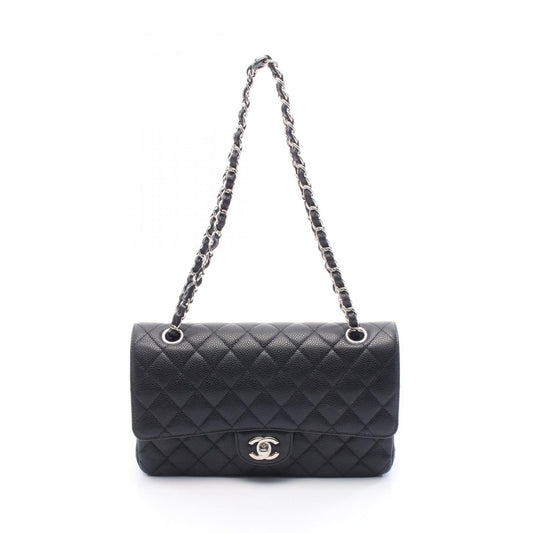 Chanel Matelasse Caviar Skin Double Flap Shoulder Bag