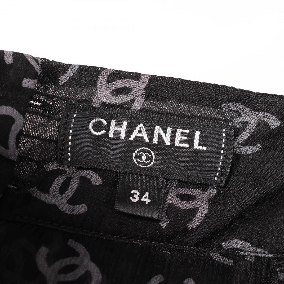 Chanel Coco Mark Silk Dress