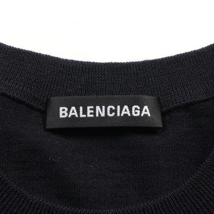 Balenciaga Wool Knit Top Navy 583117