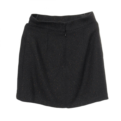 Chanel Coco Mark Wool Polyester Skirt
