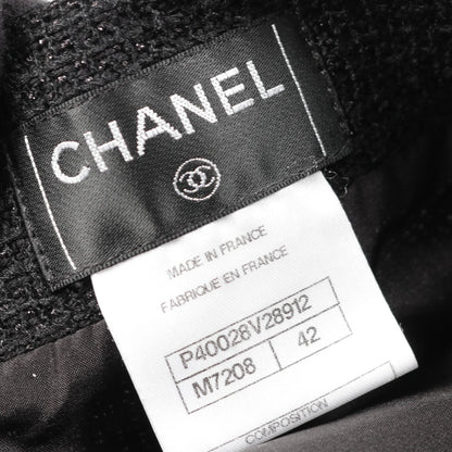 Chanel Coco Mark Wool Polyester Skirt