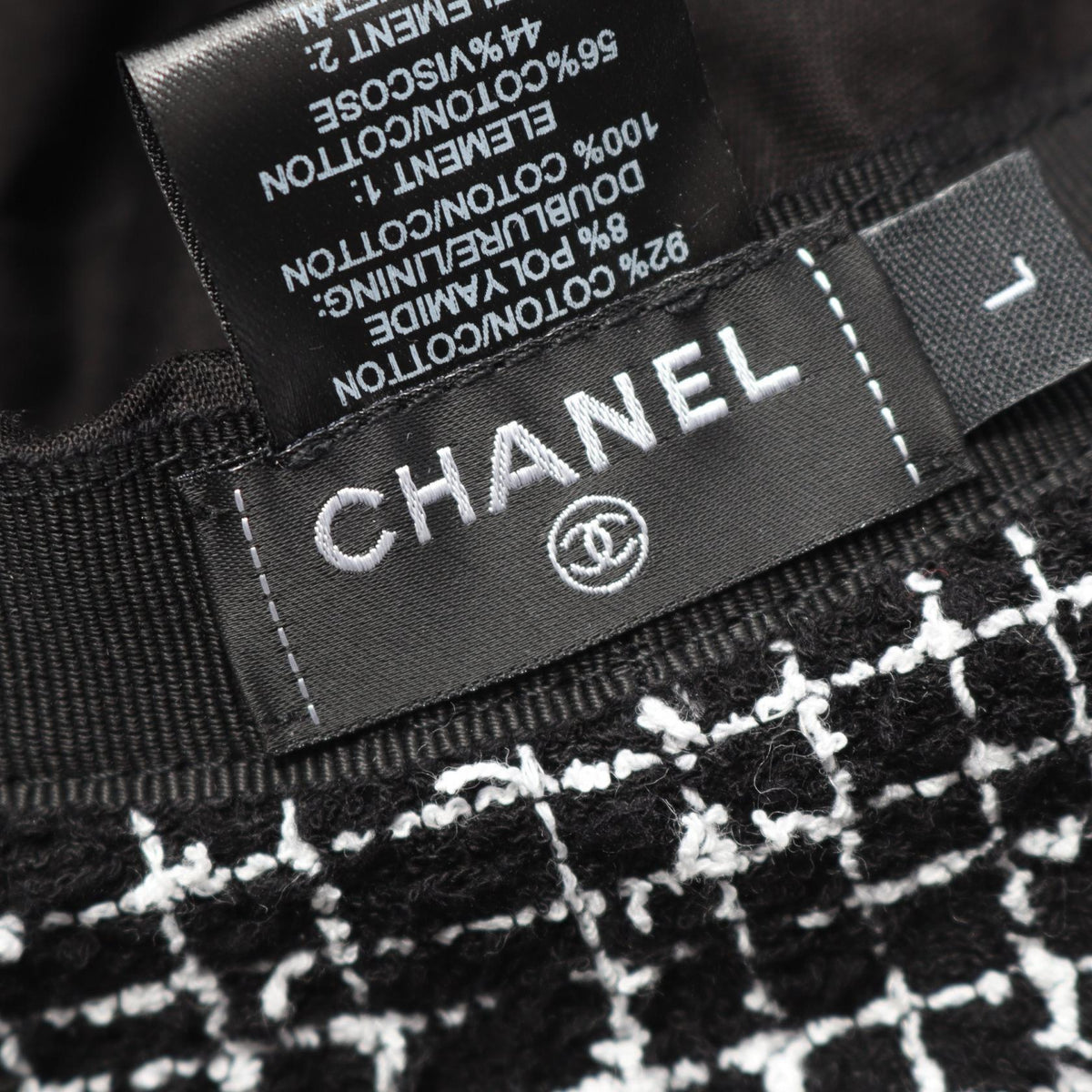 Chanel Coco Mark Fabric Hat