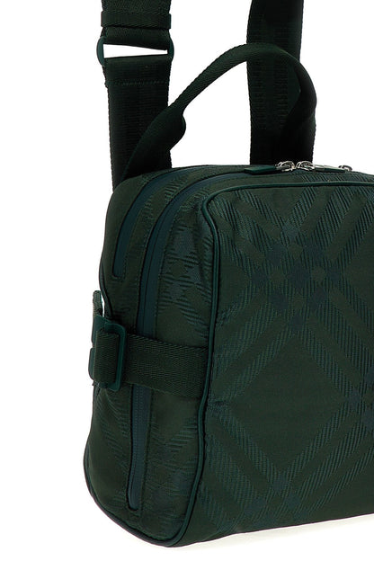 Burberry Men Check Shoulder Strap