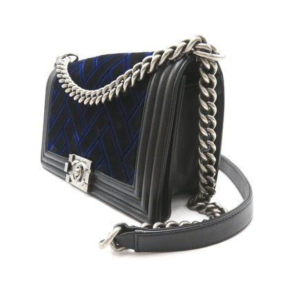 Chanel Boy Chain Shoulder Bag Leather Shoulder Bag 23195690 in Good condition