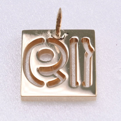 CHANEL Brooch Plated Gold, Rhinestones gold Pin Brooch No.19 Women Used