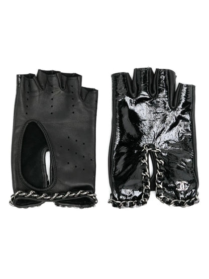 Fingerless Leather Gloves