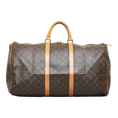 Louis Vuitton Monogram M41424 Boston Bag PVC/Leather Brown