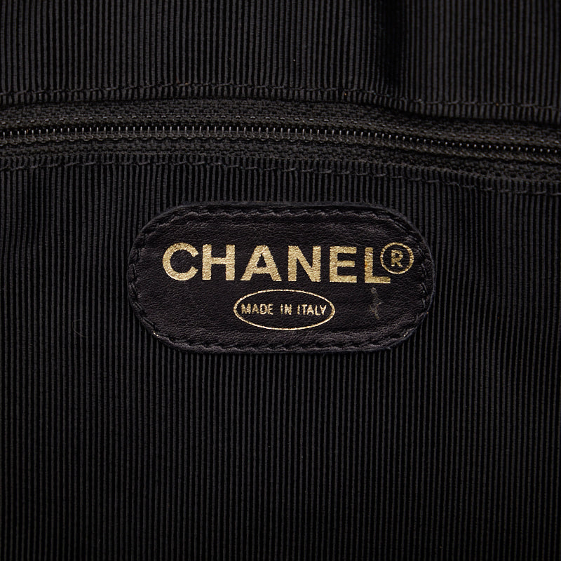 Chanel Triple CC Caviar Tote Bag Leather Tote Bag in Good condition