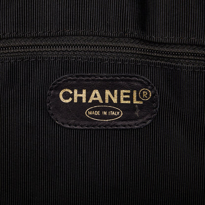 Chanel Triple CC Caviar Tote Bag Leather Tote Bag in Good condition
