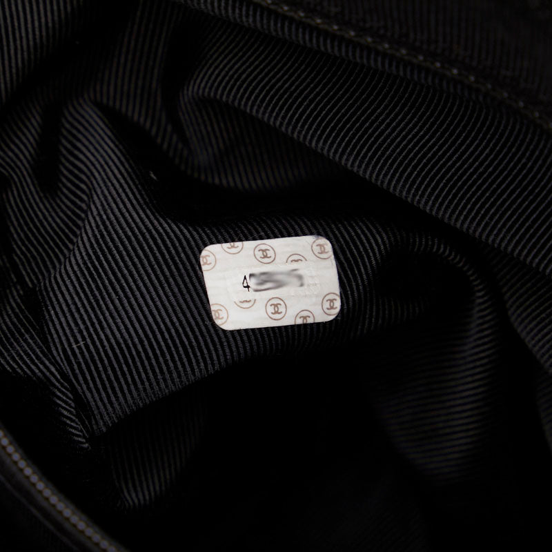 Chanel Triple CC Caviar Tote Bag Leather Tote Bag in Good condition