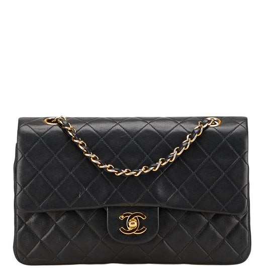 Chanel Matelasse Coco Mark W Flap Lambskin 2way bag