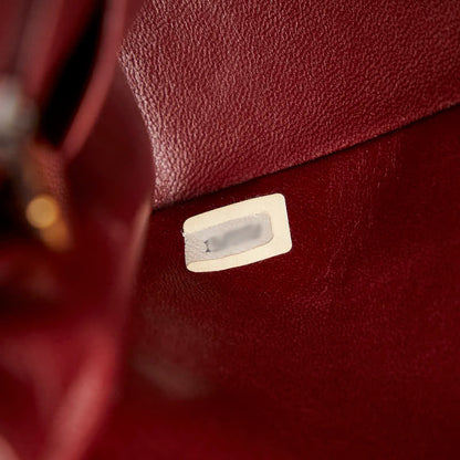 Chanel Medium Classic Matelasse Double Flap Shoulder Bag Leather Shoulder Bag in Good condition