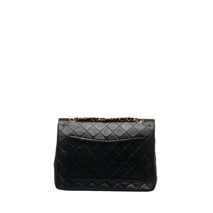 Chanel Medium Classic Matelasse Double Flap Shoulder Bag Leather Shoulder Bag in Good condition