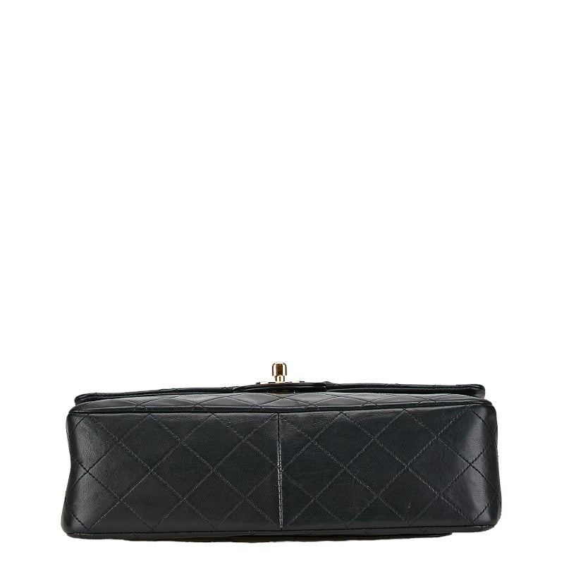 Chanel CC Classic Double Flap Bag  Leather Shoulder Bag in Good condition
