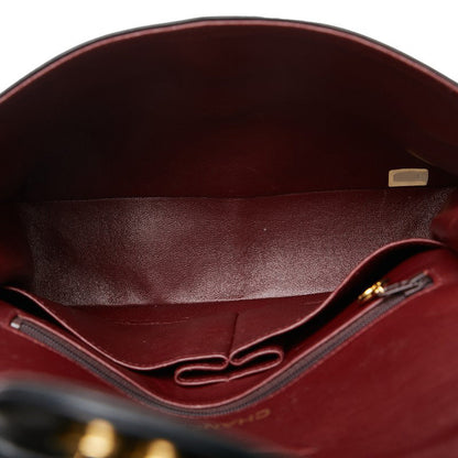 Chanel CC Classic Double Flap Bag  Leather Shoulder Bag in Good condition