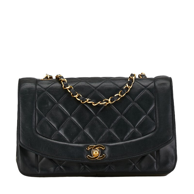 Chanel Diana Flap Shoulder Bag  Leather Shoulder Bag in Good condition