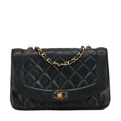 Chanel Diana Flap Shoulder Bag  Leather Shoulder Bag in Good condition