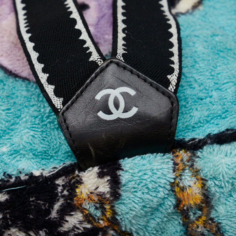 Chanel CC 1994 Terry Cloth Backpack Cotton Backpack in Good condition