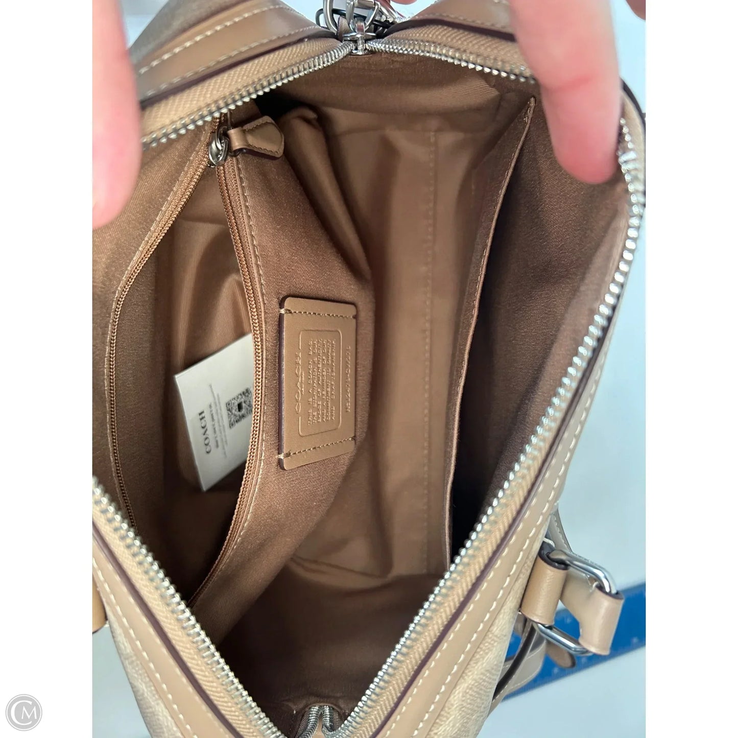 Handbag Designer By Coach, Size: Small
