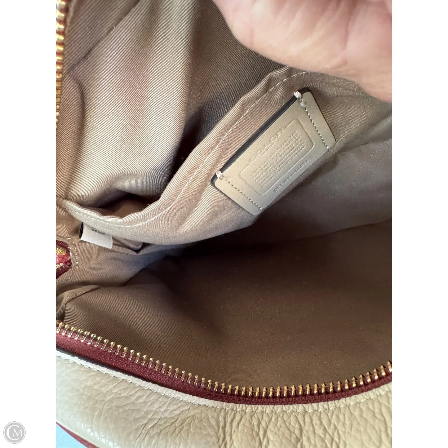 Crossbody Designer By Coach, Size: Small