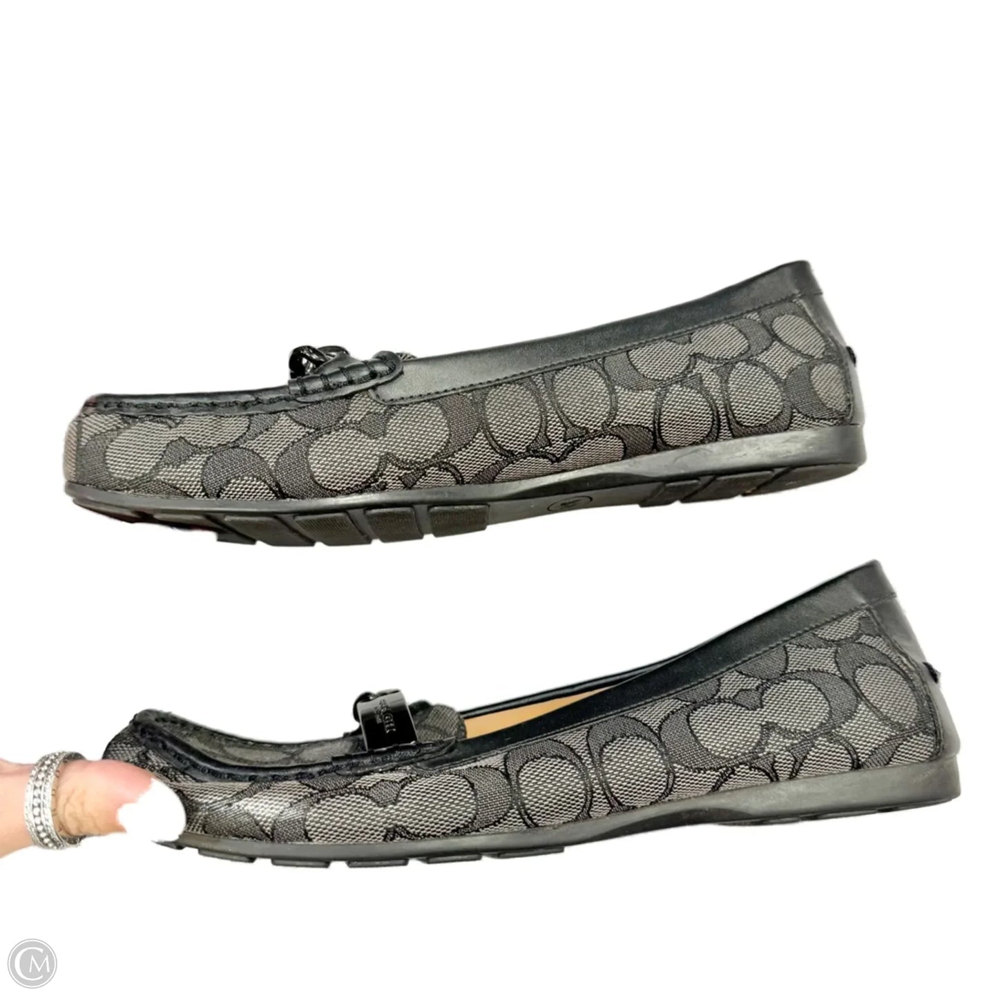 Shoes Designer By Coach In Black, Size: 8
