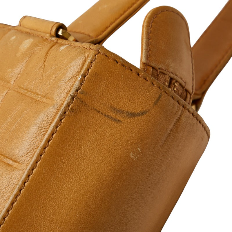 Chanel CC Choco Bar Leather Tote Bag Leather Tote Bag in Good condition
