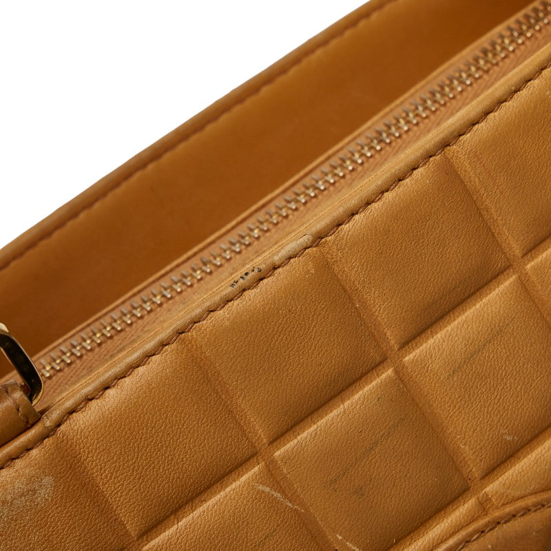 Chanel CC Choco Bar Leather Tote Bag Leather Tote Bag in Good condition