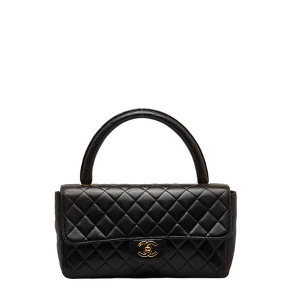 Chanel Matlasse Parent-Child Bag Parents Only Black Lambskin