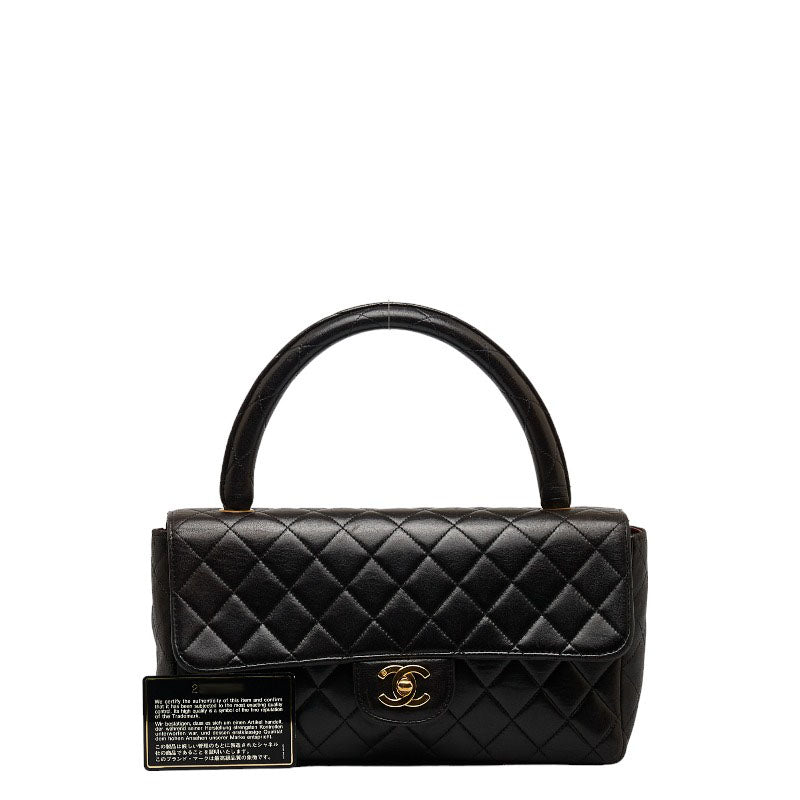 Chanel Matlasse Parent-Child Bag Parents Only Black Lambskin