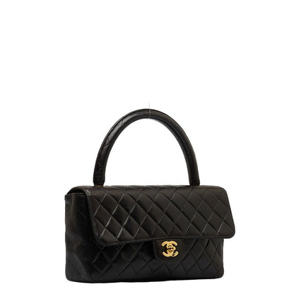 Chanel Matlasse Parent-Child Bag Parents Only Black Lambskin
