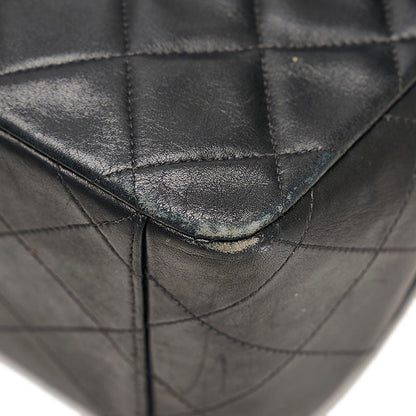 Chanel  Maxi Classic Single Flap Bag Leather Tote Bag in Fair condition