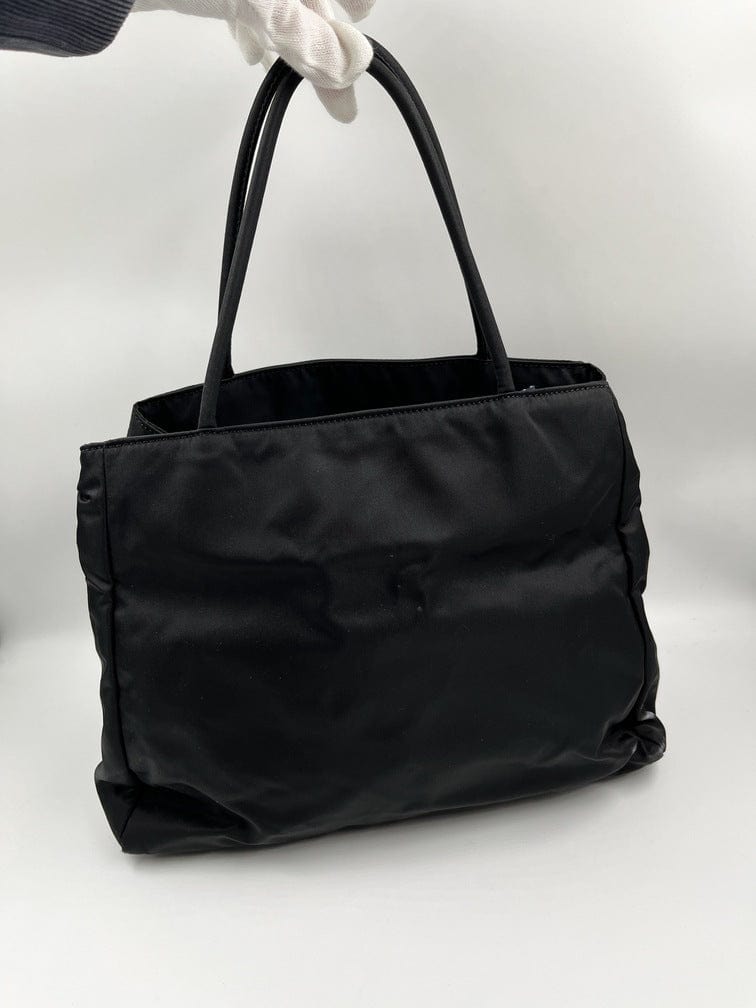 Prada Black Nylon Tote Bag