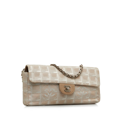 CHANEL New Travel Line East West Flap Shoulder Bag