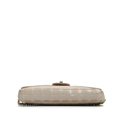CHANEL New Travel Line East West Flap Shoulder Bag