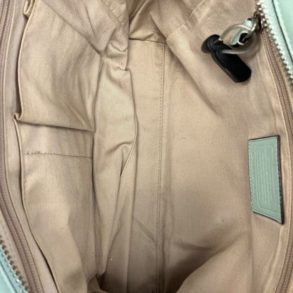 Handbag Designer By Coach In Green, Size:Large