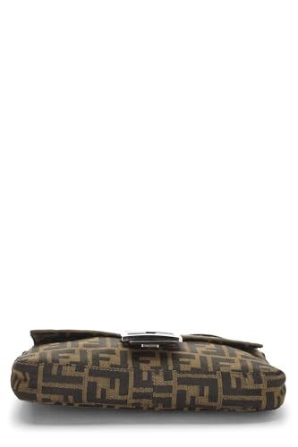Fendi,  Brown Zucca Canvas Baguette, Brown