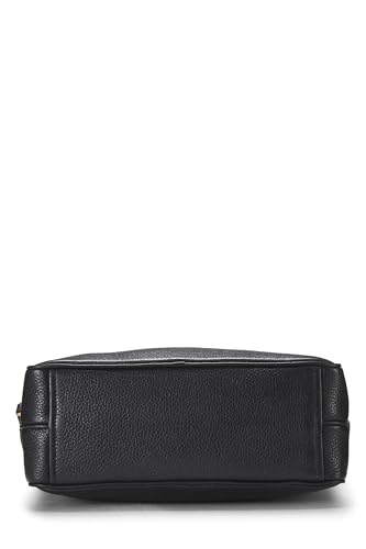 Prada,  Black Vitello Daino Double Zip Camera Bag, Black