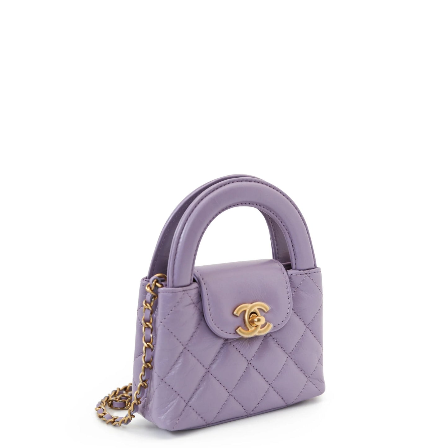 Mini Kelly Shopping Bag Lilac