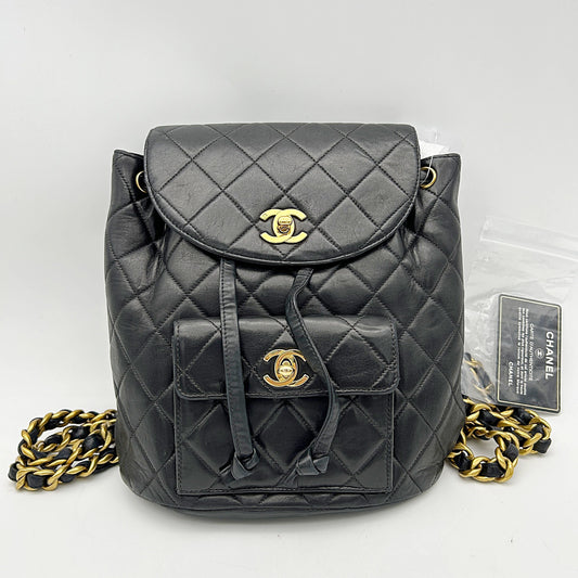 Chanel Quilted Duma Backpack - Brown Backpacks, Handbags ch33347cc