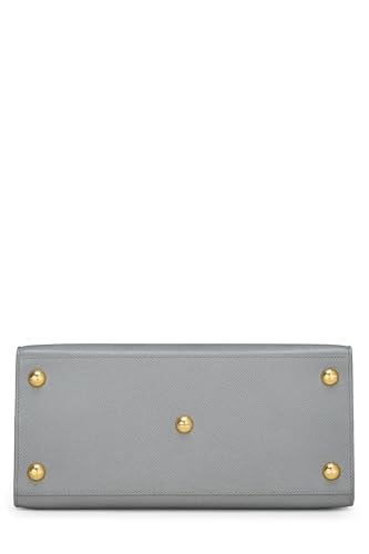 Dior, Grey Grained Calfskin St Honoré Tote Medium, Blue